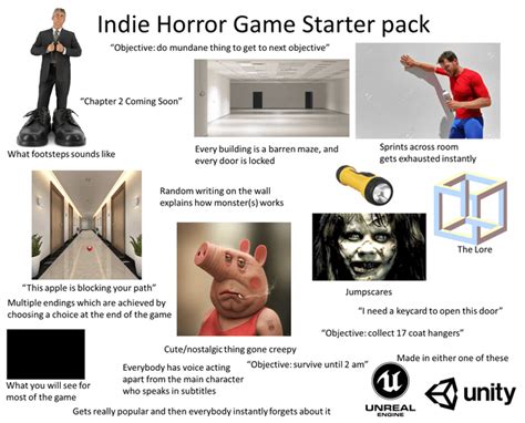 Indie Horror Game Starter Pack Rstarterpacks