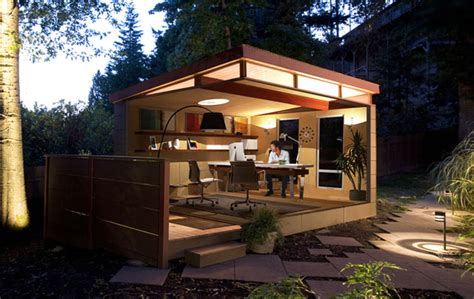 10 “shedquarters” Bring The Home Office To Your Backyard Your Daily