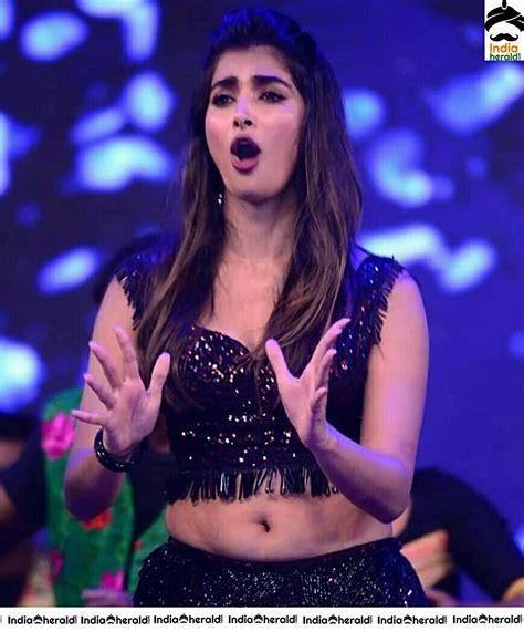 Pooja Hegde Shows Her Hot Sexy Cleavage And Navel In Dance