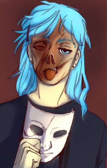 A scar on his left cheek, as well as several other smaller scars scattered across the rest of his face; Sally face (Larry x Sal) - Kyoya-fan4ever2 - Wattpad