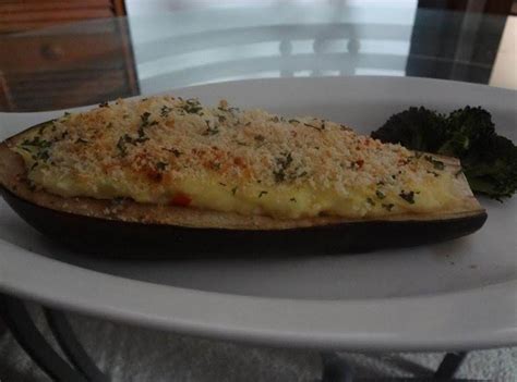 Maybe you would like to learn more about one of these? Baked Mashed Potatoes On Eggplant Recipe | Just A Pinch ...