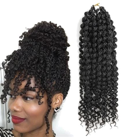Ombre Fluffy Kinky Curly Twist Braiding Hair Bulk 8 Synthetic Short Passion Spring Twist Hair