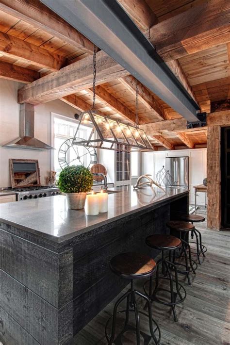 It's that place where you kick off your shoes, put on your yoga pants, and squ. Luxury Canadian home reveals splendid rustic-modern ...