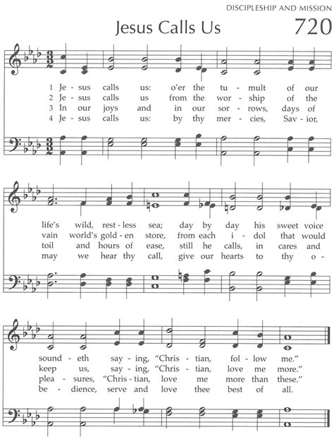 Jesus Calls Us ~ Hymn 720 ‹ First Presbyterian Winter Haven