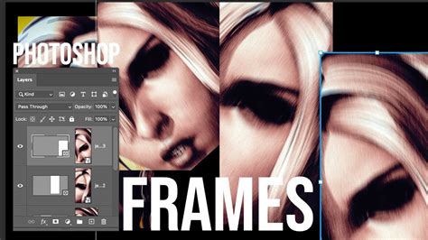 How To Use Frame Tool In Photoshop Tutorial Graphicxtras Youtube