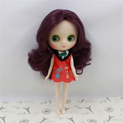 Fortune Days Nude Factory Middle Blyth Doll Purple Hair Without Bangs