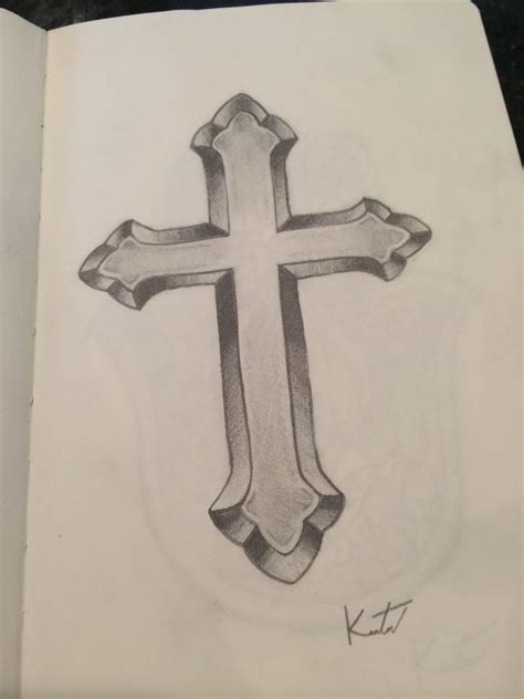 Cross Drawing By Me Cross Drawing Drawings Artist