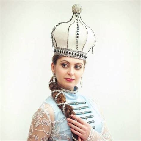 Circassian Woman Wearing Traditional Costume Women Wear Costumes