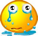 1 or 2 tear drops. Crying emoticon | Emoticons and Smileys for Facebook/MSN ...