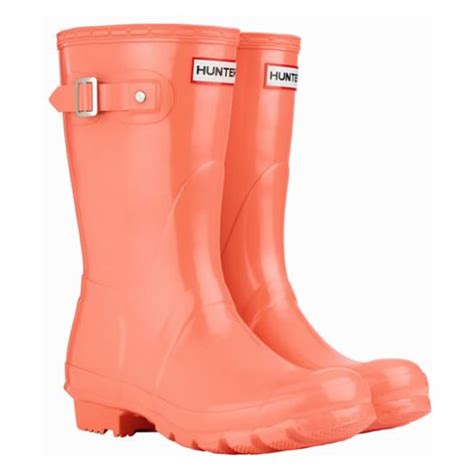 I Hope My Husband Buys Me These Coral Hunter Wellies Short Coral Coral