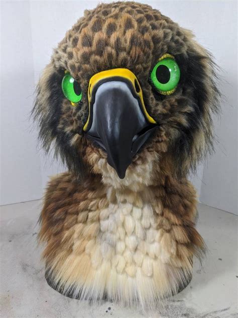 Falcon Blank Bird Fursuit Head Gryphon Fursuit Head Etsy