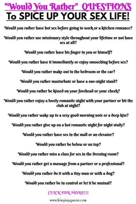would you rather questions for couples to liven up your date