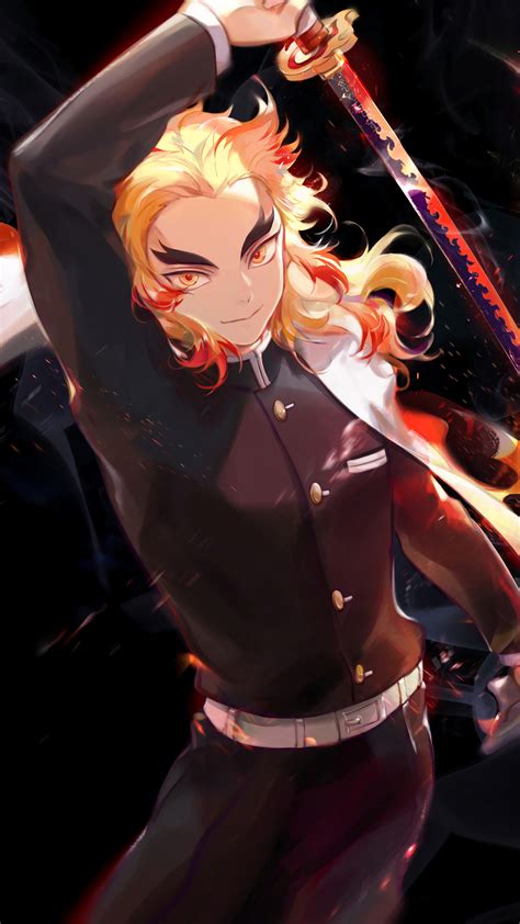A collection of the top 48 demon slayer live wallpapers and backgrounds available for download for free. #302248 Kyojuro Rengoku, Katana, Kimetsu no Yaiba, 4K wallpaper | Mocah HD Wallpapers