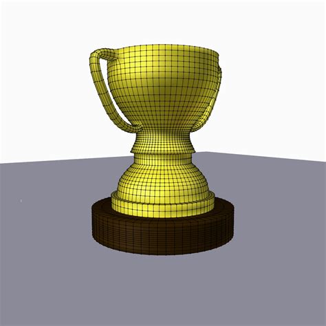 3d 1st Place Trophy Model