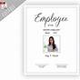 Printable Employee Of The Month Template