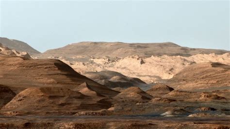 Gale Crater Mount Sharp Mars False Color Curiosity Rover Earthsky