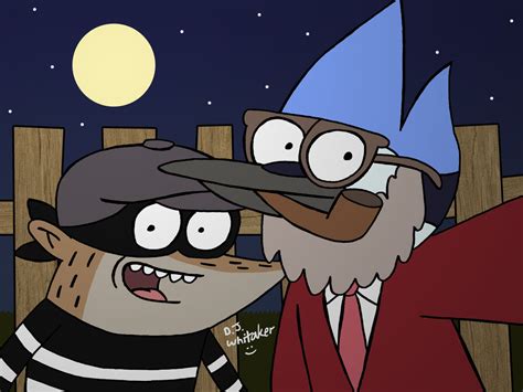 Mordecai And Rigbys Trick Or Treat Selfie By Djgames On Deviantart