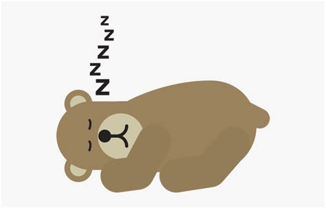 Bears Sleeping Clipart Png Images Hand Drawn Stickers Sleeping Clip