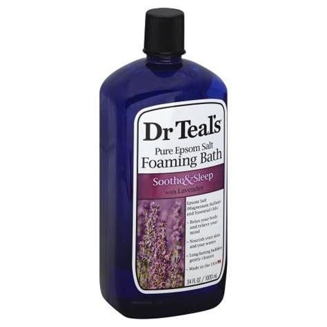 Soothe And Sleep Foaming Bath With Lavender Dr Teals 34 Fl Oz Delivery