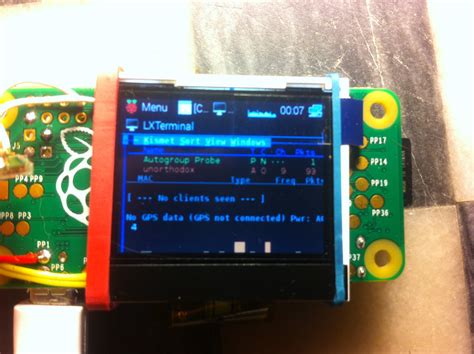Raspberry Pi Zero With Accelerometer And Tiny Tiny Screen Raspberry