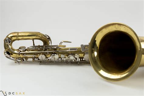 1968 Conn 12m Baritone Saxophone Last Elkhart Vintage Dc Sax