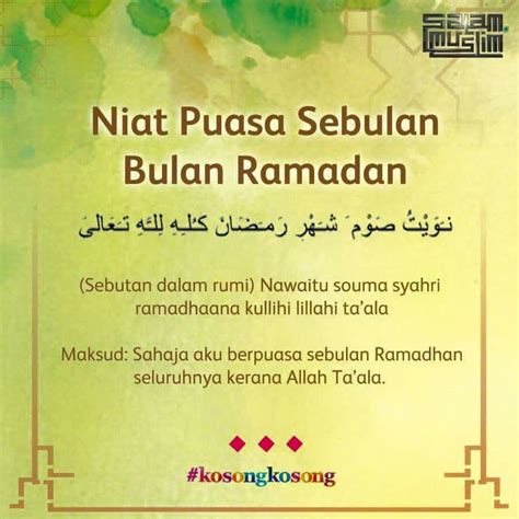 Isu gabungkan niat puasa ganti niat puasa 6 penjelasan. Niat Puasa Sebulan Bulan Ramadan | Doa