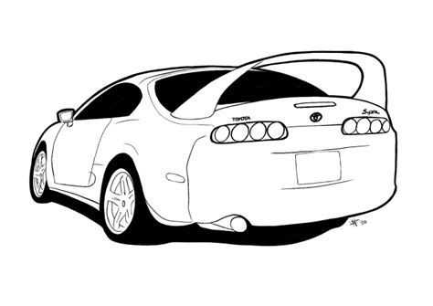 If i'm not mistaken, isn't nitro yellow? 4th Gen Supra Coloring Page - Payhip