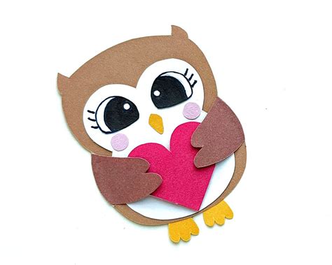 Easy Owl Valentine Paper Craft Meaningful Homeschooling