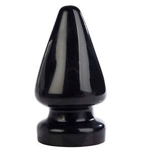 Extra Large Black Rubber Butt Plug Huge XXXL Anal Play Dildo Dong Sex Toy EBay
