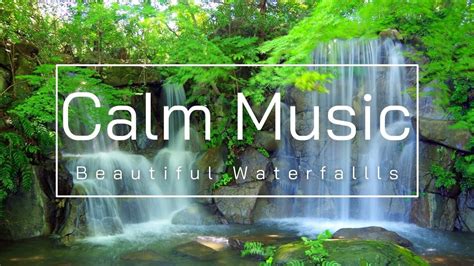 Calm Music With Waterfall Sounds For Deep Sleep Youtube