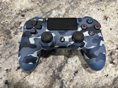 Sony Dualshock 4 Wireless Controller Blue Camo 3003235 For Sale