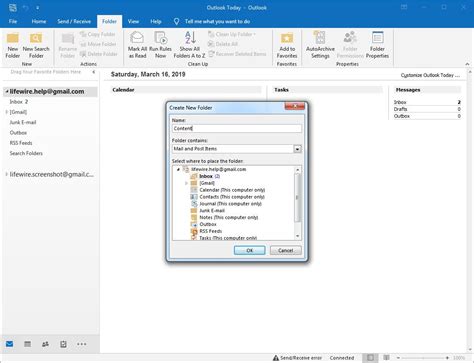 How To Create Folders To Organize Your Outlook Inbox