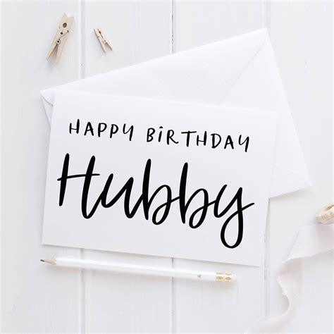 Happy Birthday Hubby Card Birthday Wish For Husband Happy