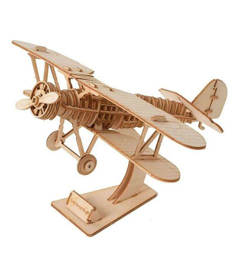 Wooden Airplane 3d Puzzle