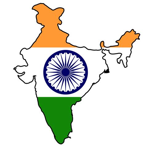 India Negara Bagian Dan Wilayah Di India Peta Gambar