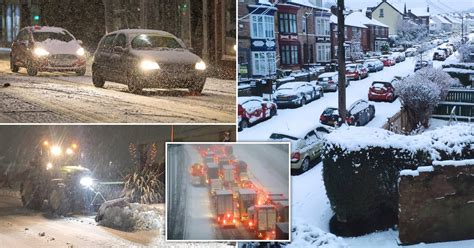 Britain Battered By Blizzards As Met Office Issues Five Day Snow And