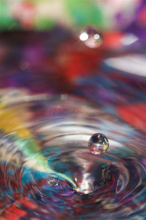 Macro Water Drop Stock Photo Image Of Moving Drops 31570938
