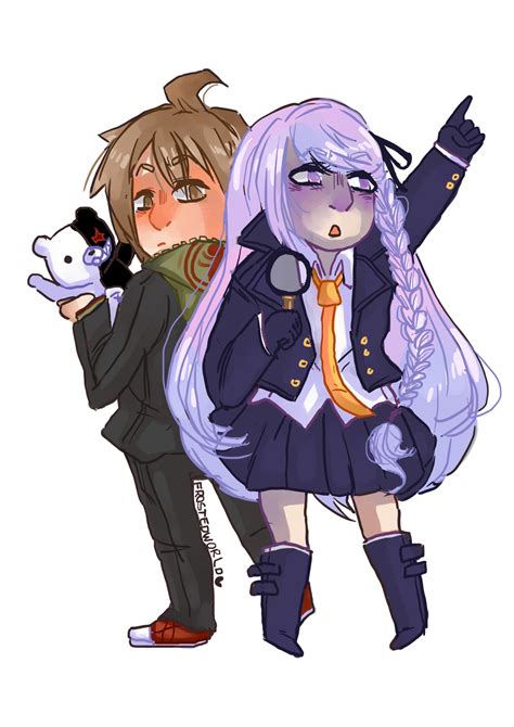 Makoto Naegi And Kyouko Kirigiri By Frostedworld On Deviantart