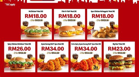 Without sauce, additional vegetables, no ice etc.) are not available via web ordering. McDonald's Malaysia 10.10 Sale: RM10 Off Your Favourite Meals