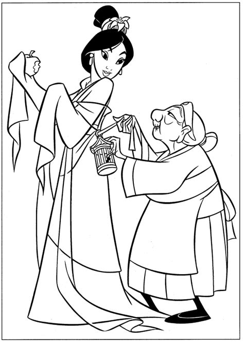 Maybe you would like to learn more about one of these? Princesas Disney: Dibujos para colorear de "Mulan"