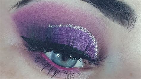 How To Do Purple Cut Crease Tutorial 💜💜 Youtube