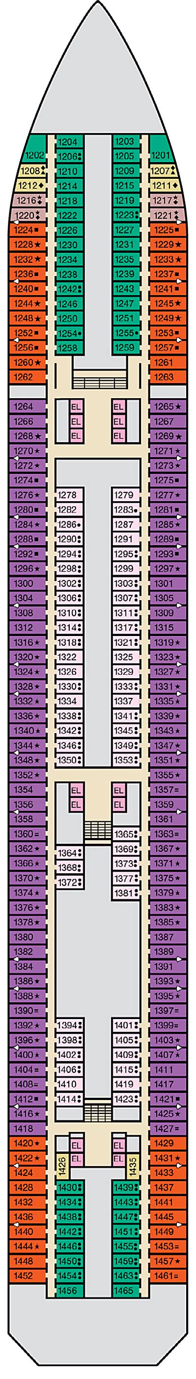 Carnival Freedom Deck 1 Activities And Deck Plan Layout