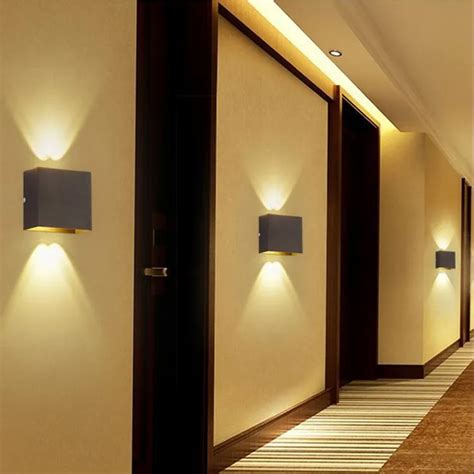 Dual Head Led Modern Bedside 6w Wall Lamps Indoor Wall Light Living