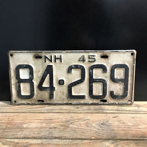 Vintage Plate Number Ubicaciondepersonascdmxgobmx