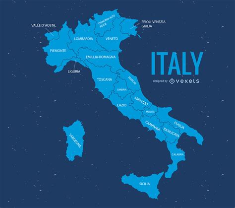 Map of stages of the bike race giro d'italia. Ilustración De Mapa De Italia - Descargar Vector