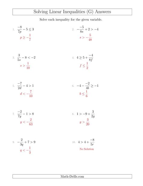 Worksheet works solving multi step equations variables both from solving for a variable worksheet, source:koogra.com. Solving Linear Inequalities Including a Third Term ...