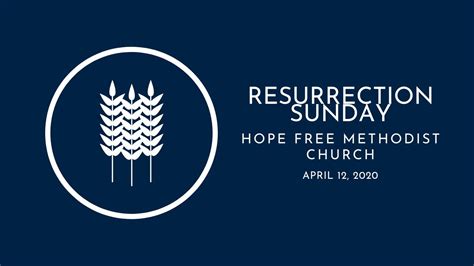 Resurrection Sunday April 12 2020 Youtube