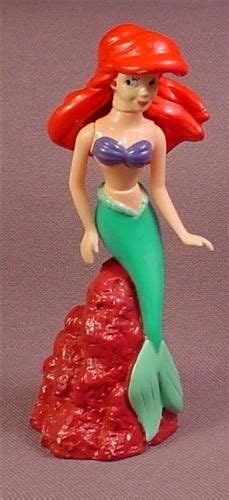 Disney The Little Mermaid Ariel Sitting On Red Coral Pvc Figure 3 78