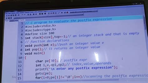 Evaluation Of Postfix Expression C Program Mobile Legends
