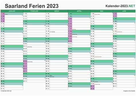 Ferien Saarland 2023 Ferienkalender And Übersicht
